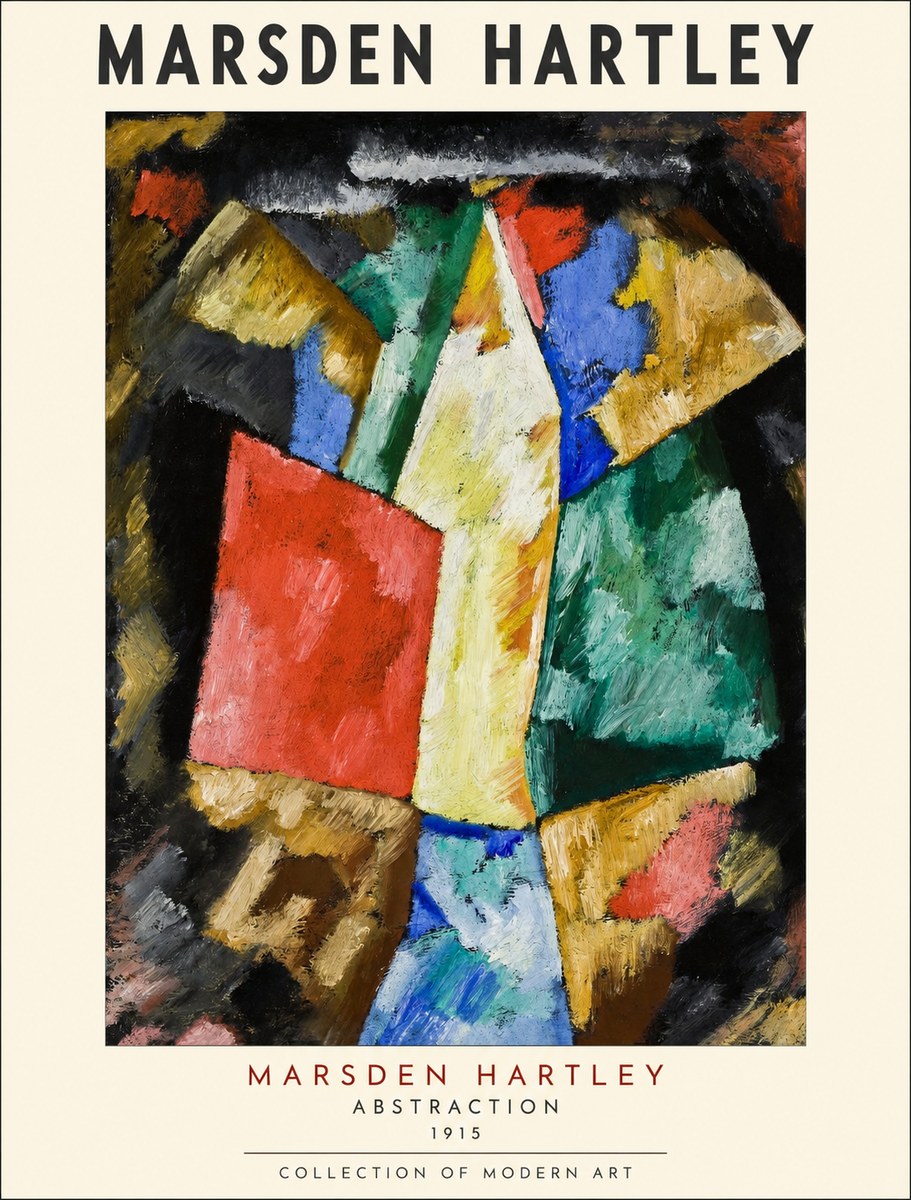 Marsden Hartley Abstraction No1 - Poszter