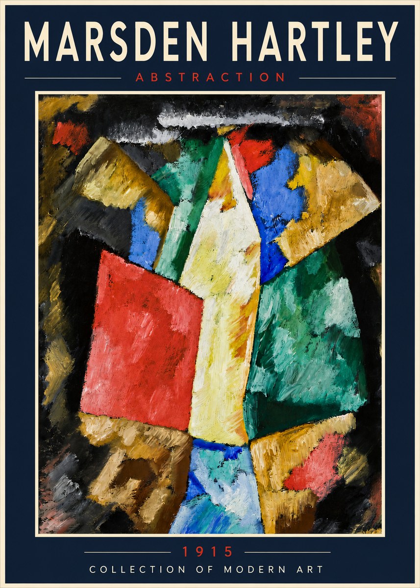Marsden Hartley Abstraction No4 - Poszter