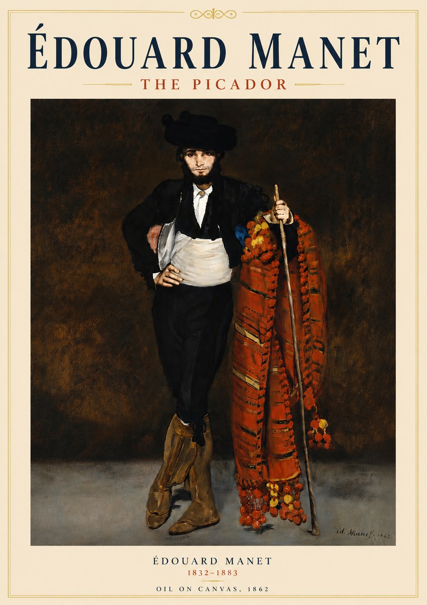 Édouard Manet The Picador No4 - Poszter