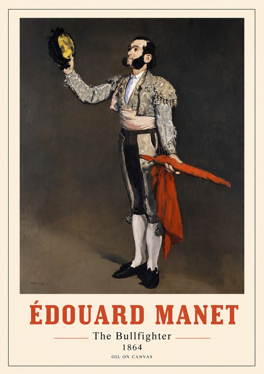 Édouard Manet The Bullfighter No4 - Poszter