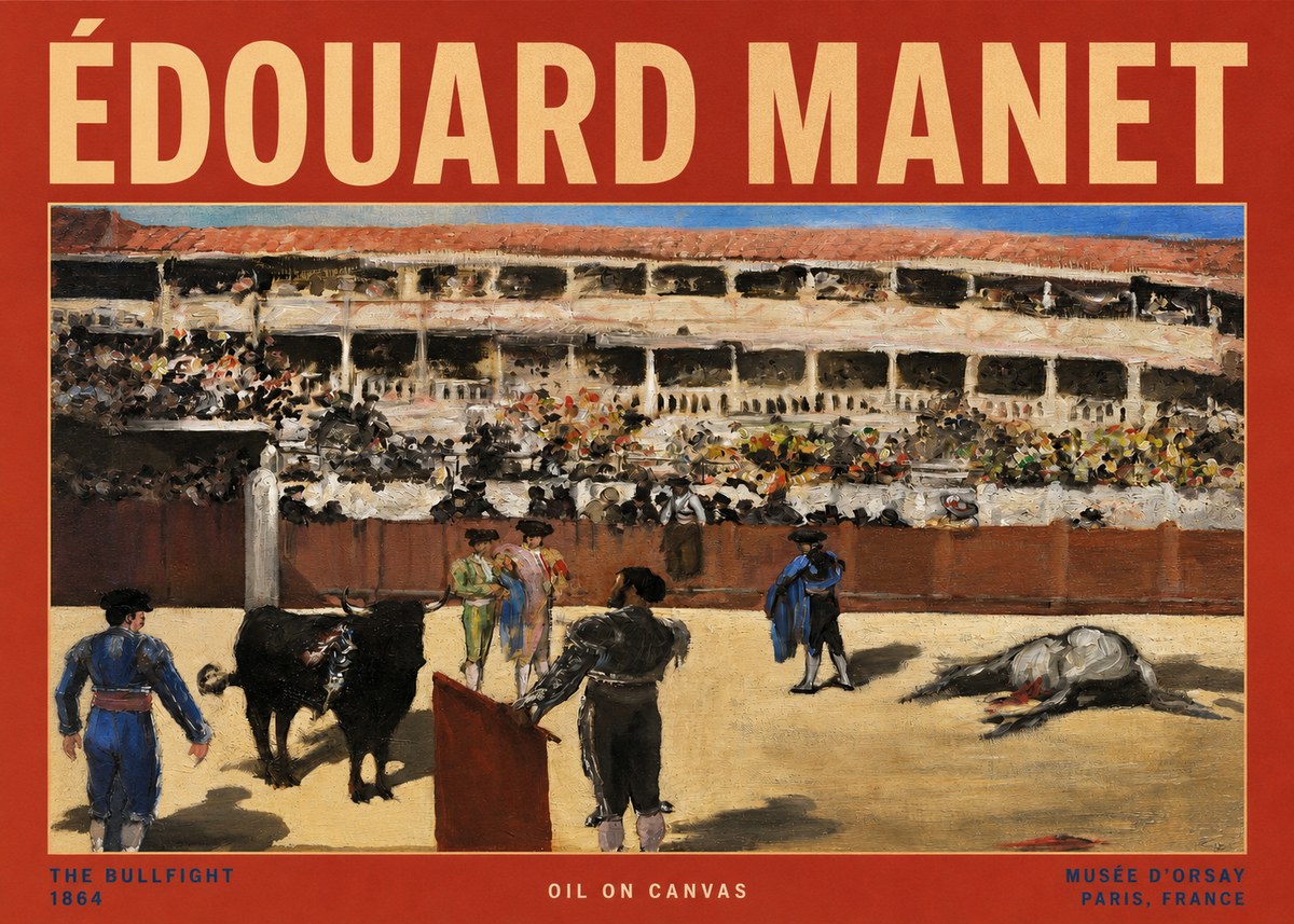 Édouard Manet The Bullfight II No2 - Poszter