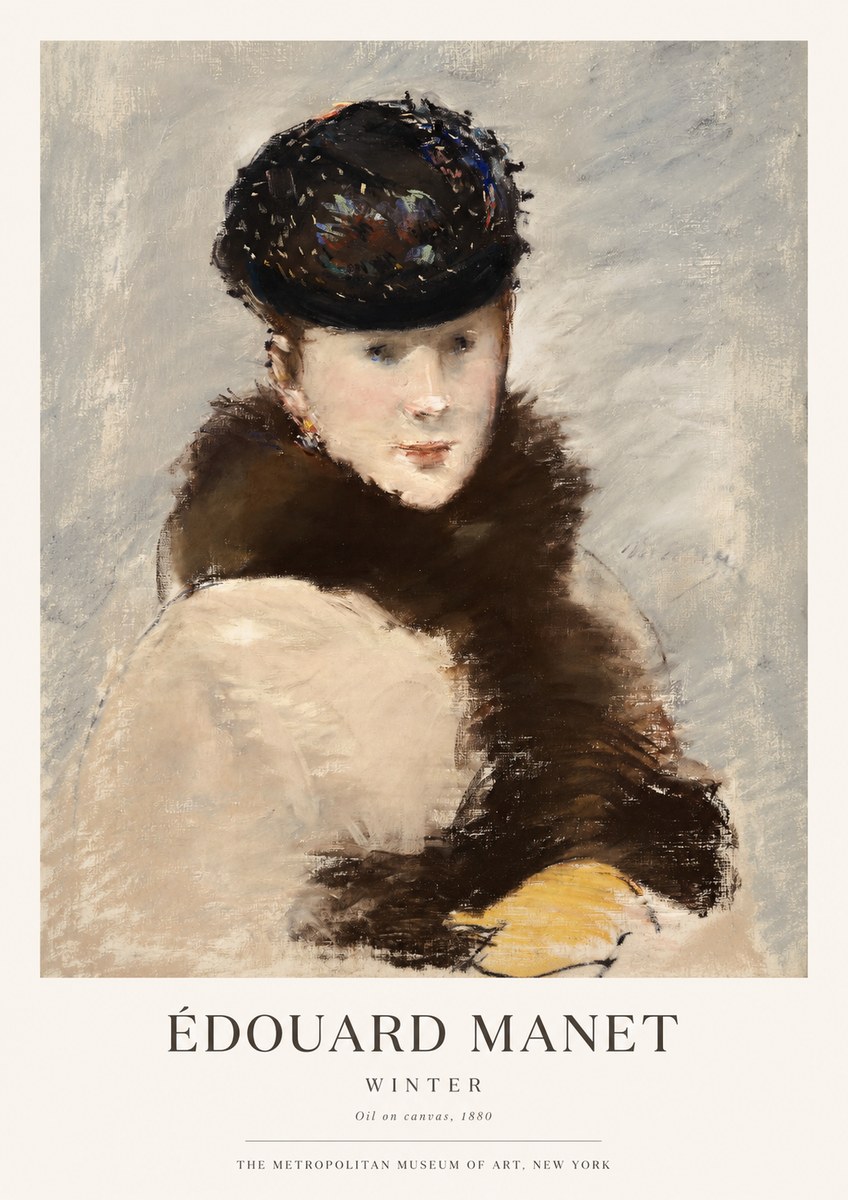 Édouard Manet Winter No1 - Poszter