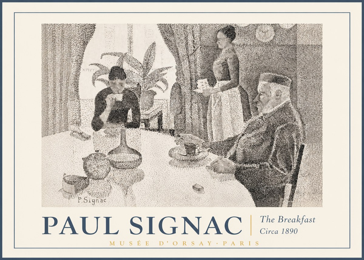 Signac The Breakfast No2 - Poszter
