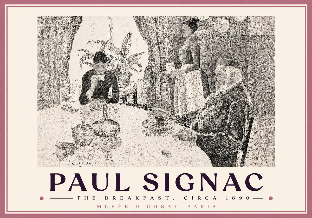 Signac The Breakfast No5 - Poszter