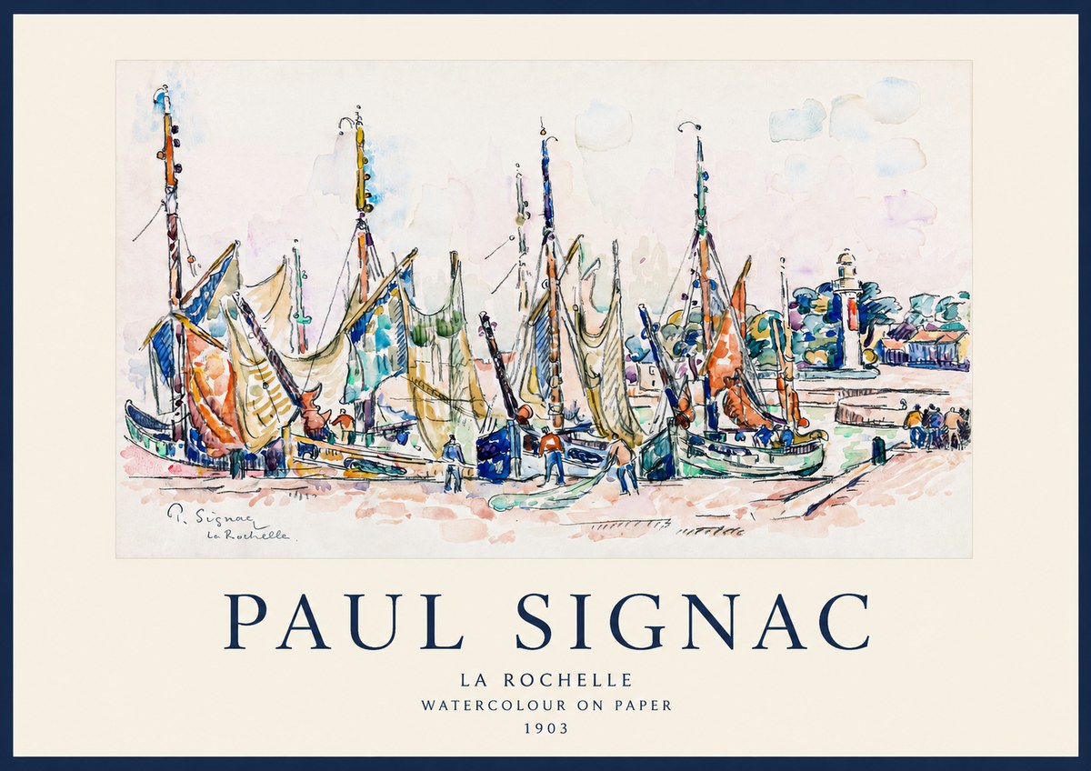 Signac La Rochelle I No1 - Poszter