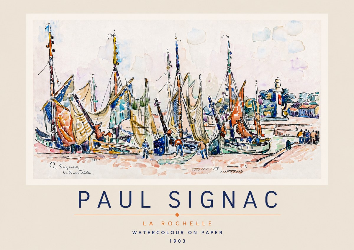 Signac La Rochelle I No3 - Poszter