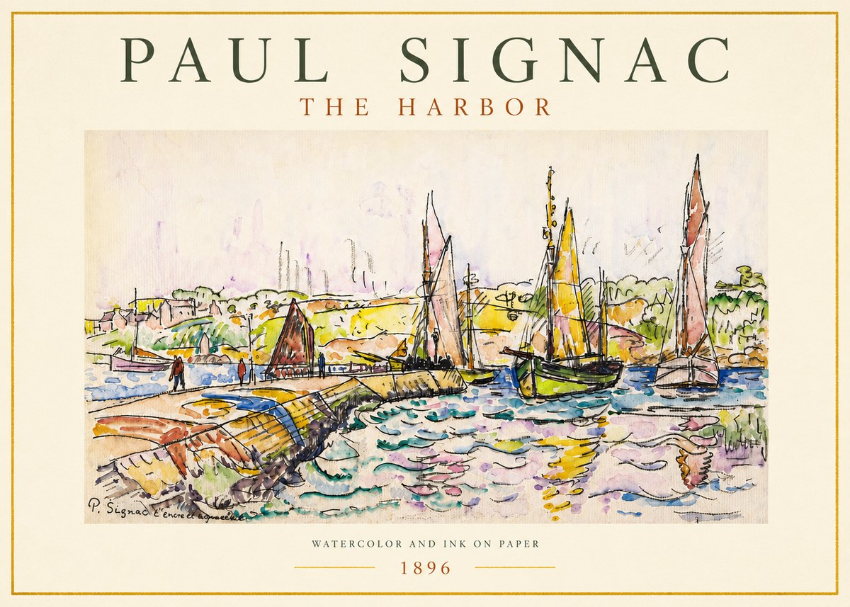 Signac The Harbor I No5 - Poszter