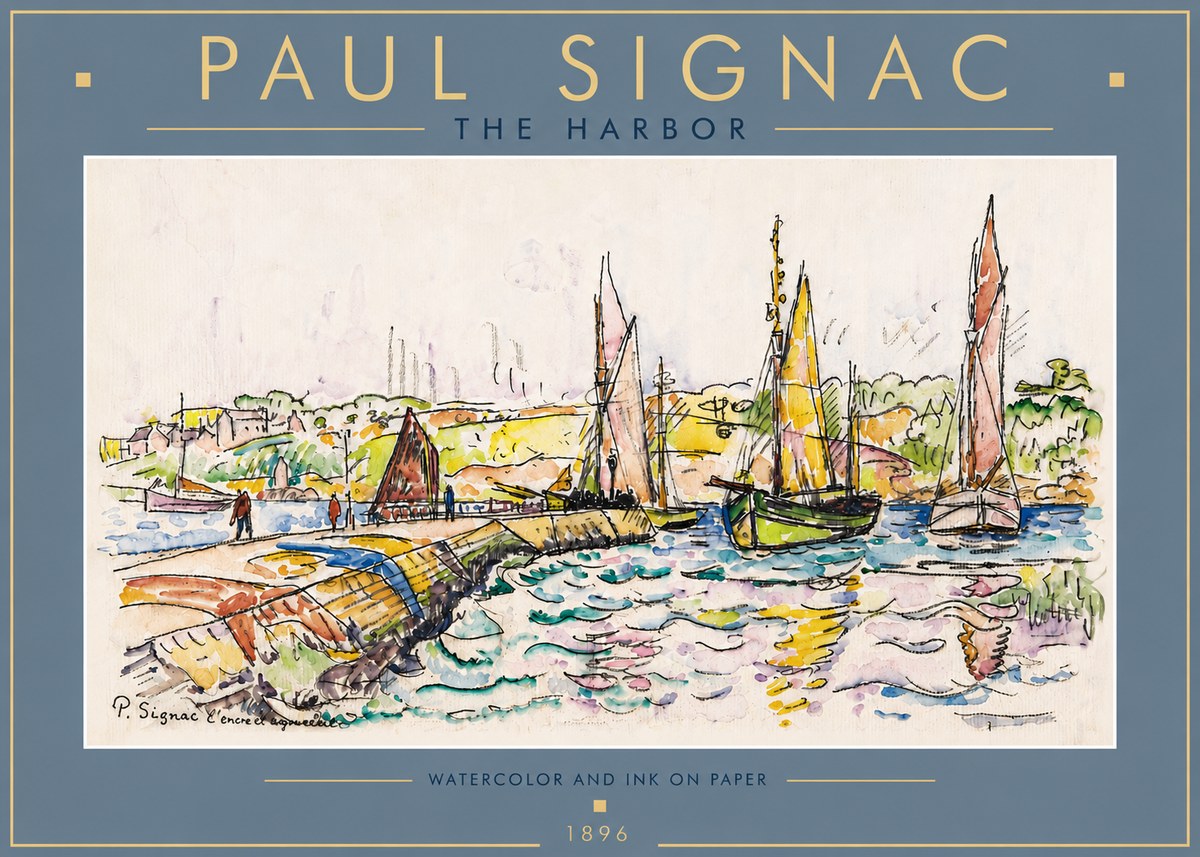 Signac The Harbor I No6 - Poszter