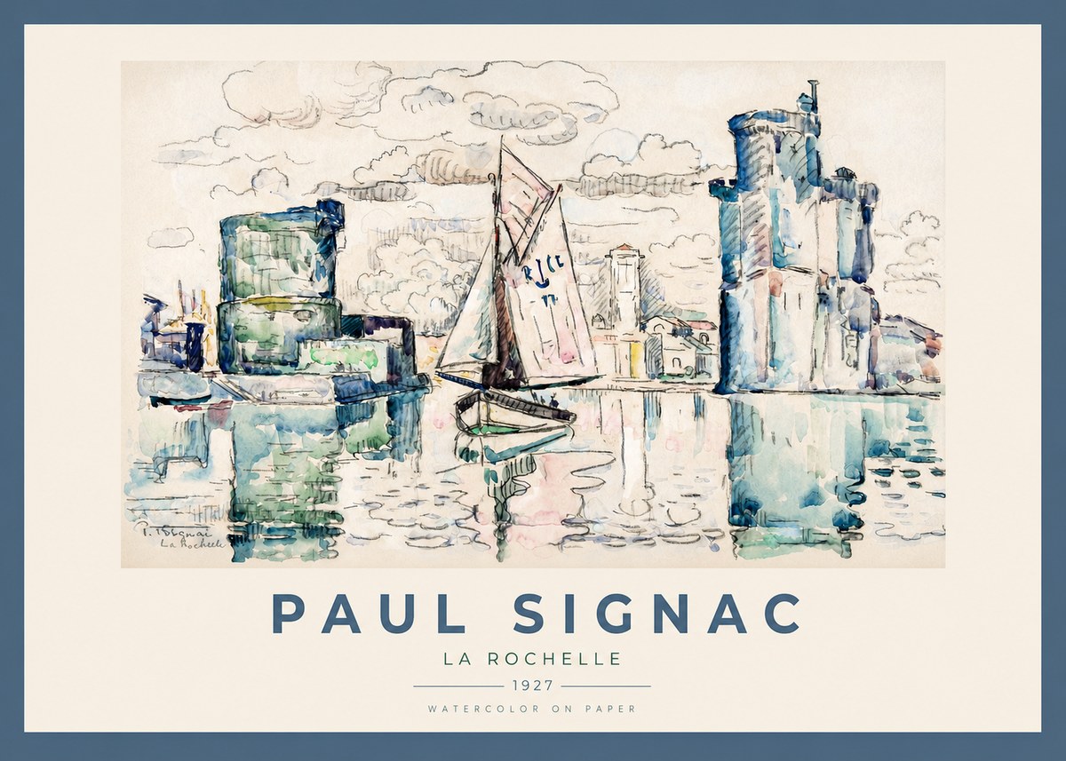 Signac La Rochelle II No2 - Poszter