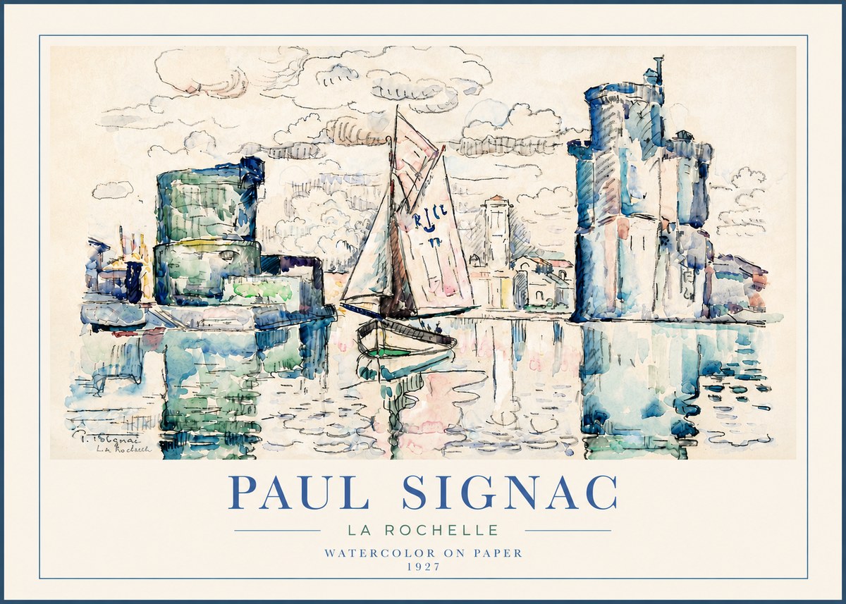 Signac La Rochelle II No5 - Poszter