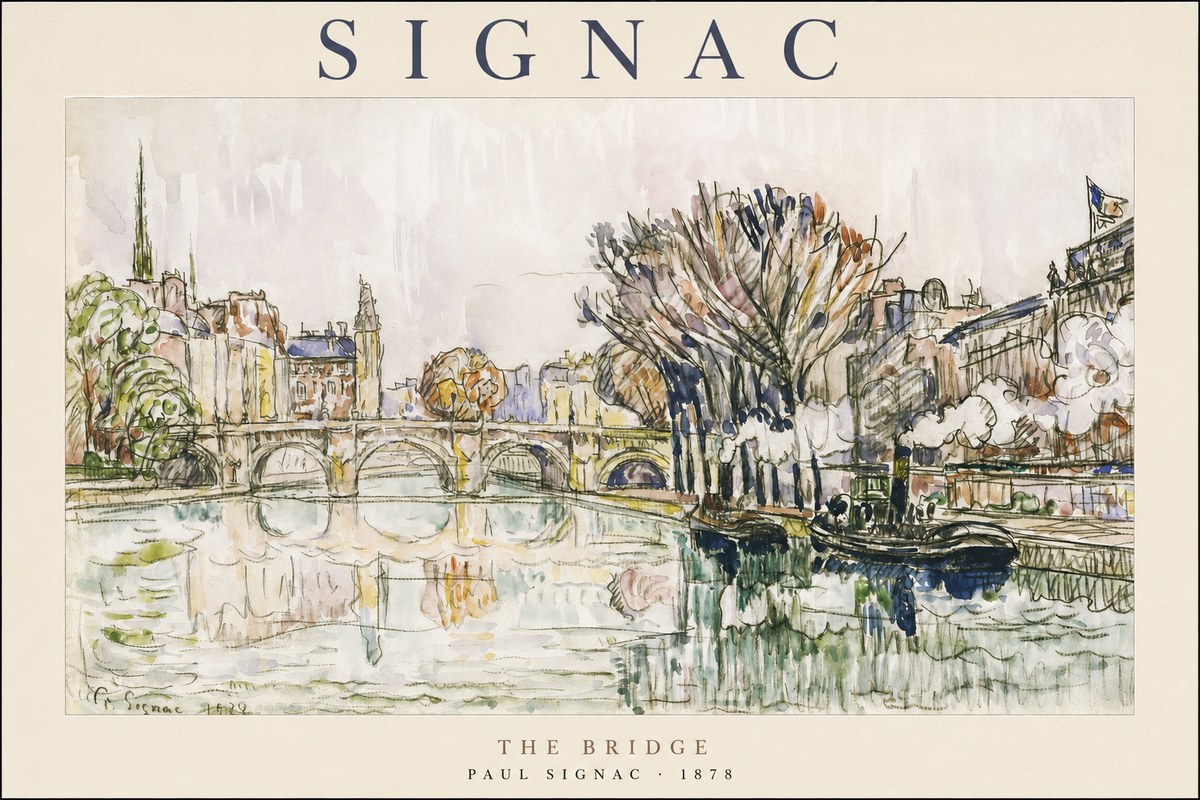 Signac The Bridge I No1 - Poszter