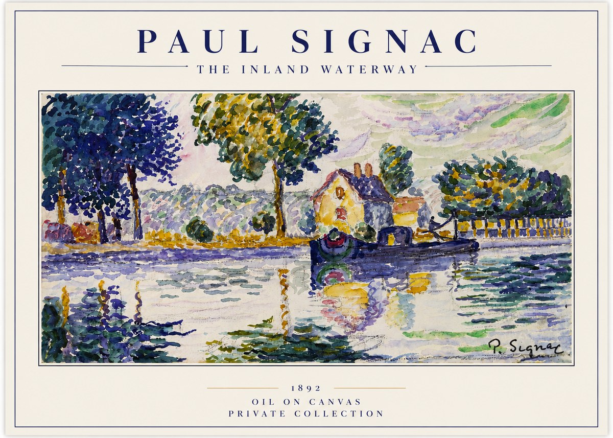 Signac The Inland Waterway No3 - Poszter