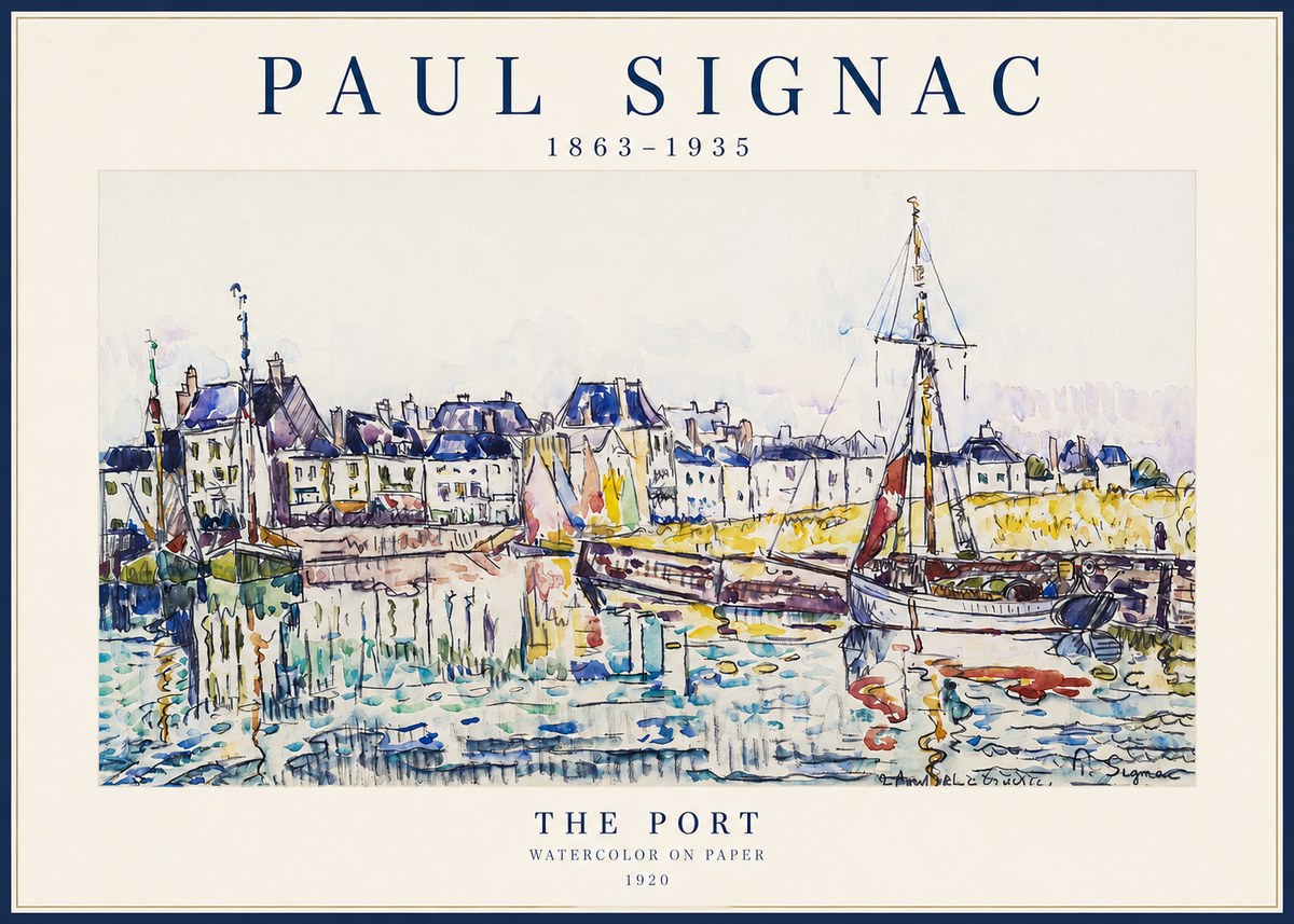 Signac The Port I No2 - Poszter