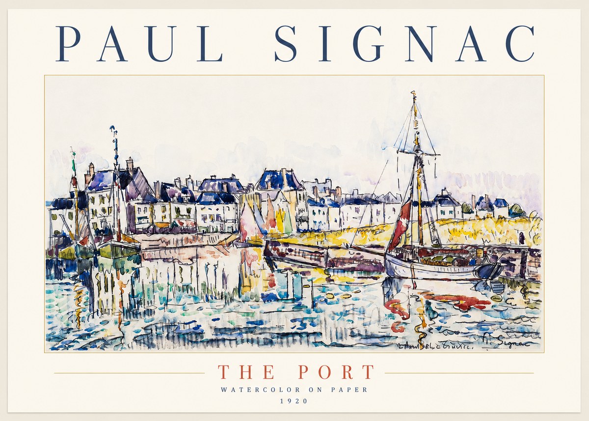 Signac The Port I No5 - Poszter