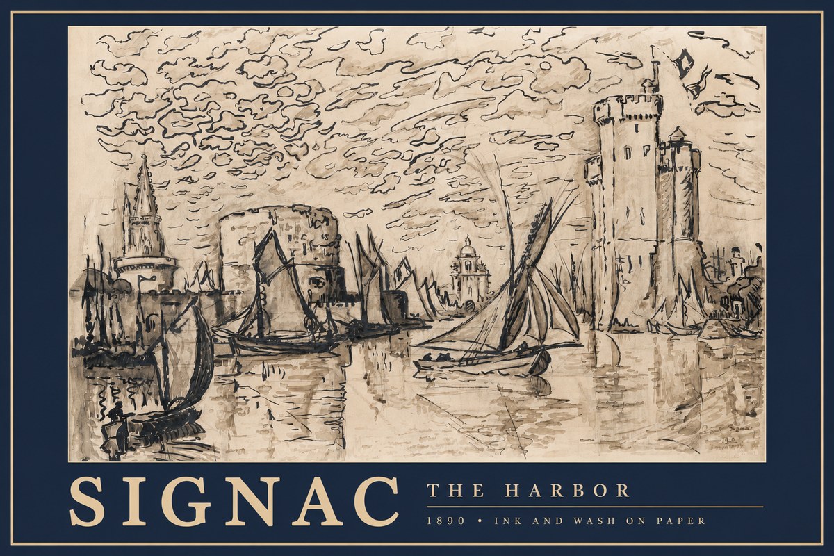 Signac The Harbor II No3 - Poszter