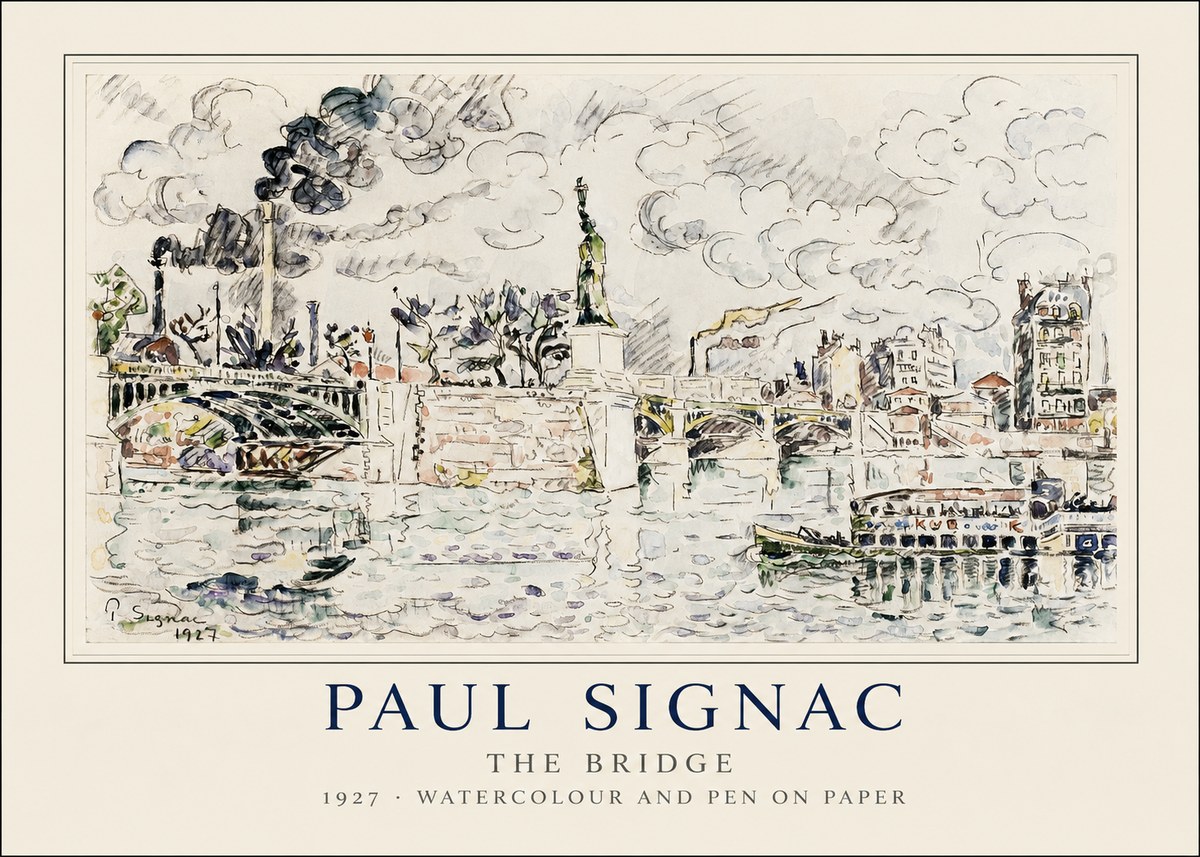 Signac The Bridge II No1 - Poszter