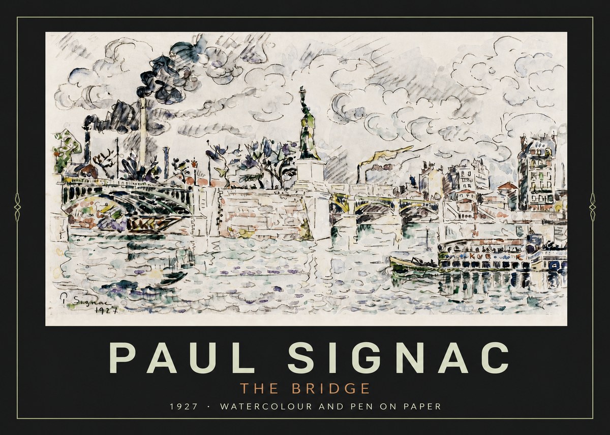 Signac The Bridge II No4 - Poszter