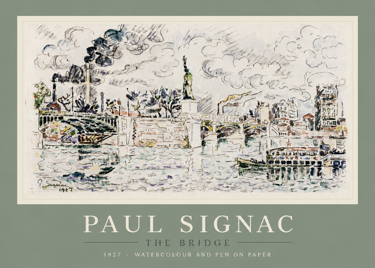 Signac The Bridge II No5 - Poszter
