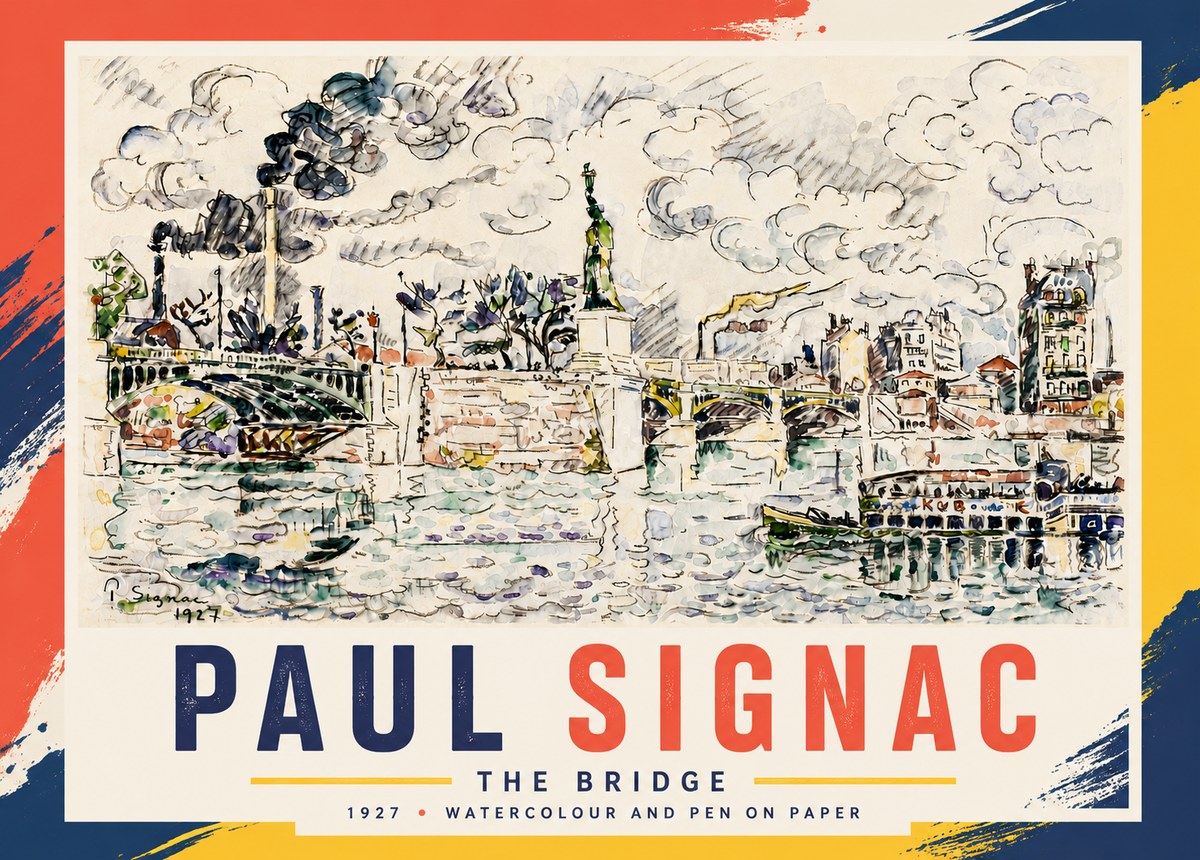 Signac The Bridge II No6 - Poszter
