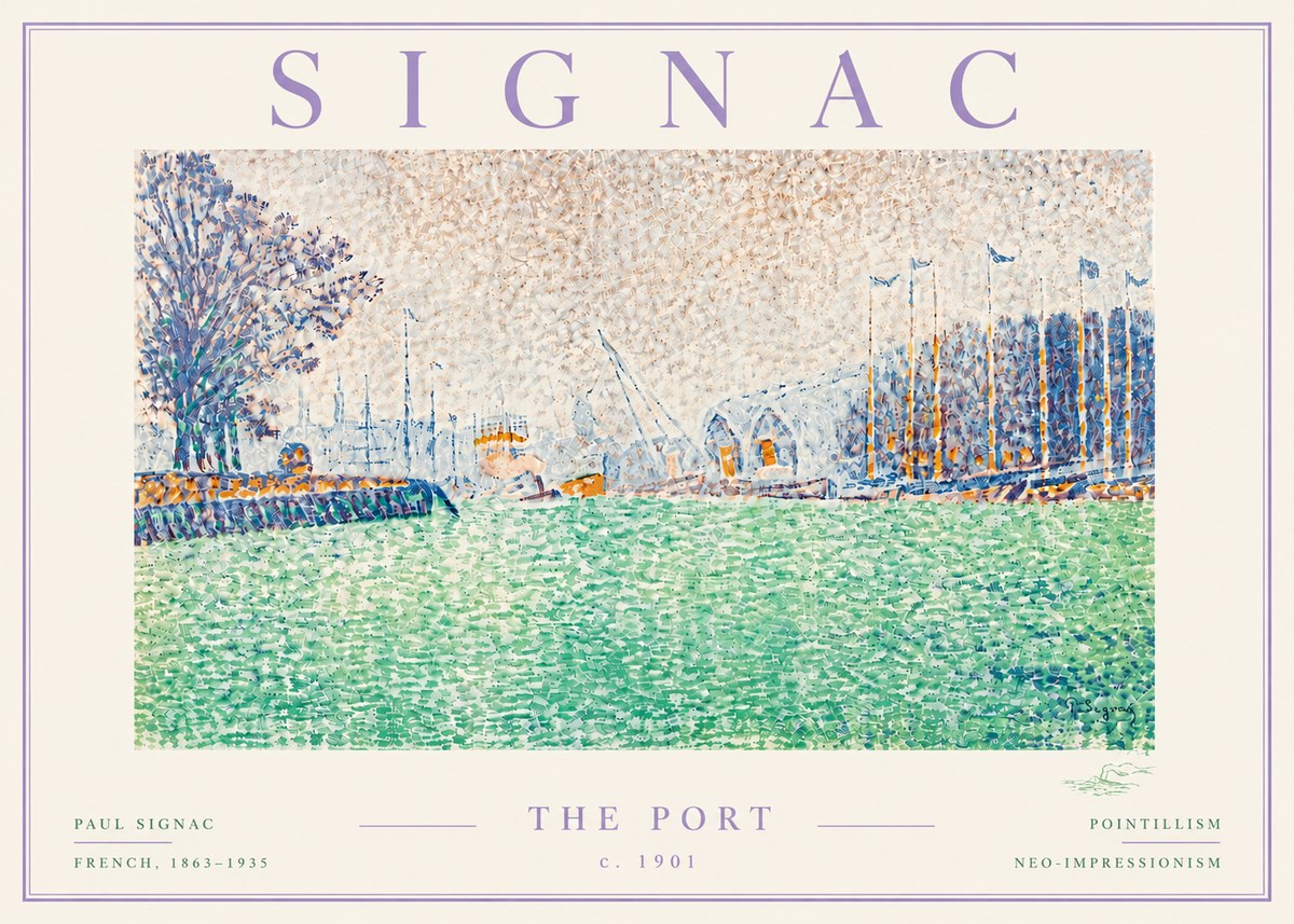 Signac The Port II No6 - Poszter