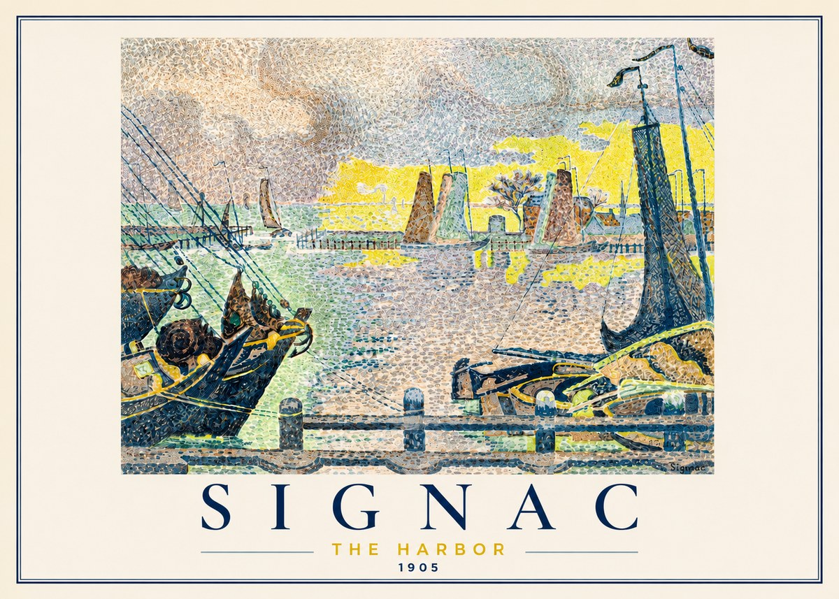 Signac The Harbor III No3 - Poszter