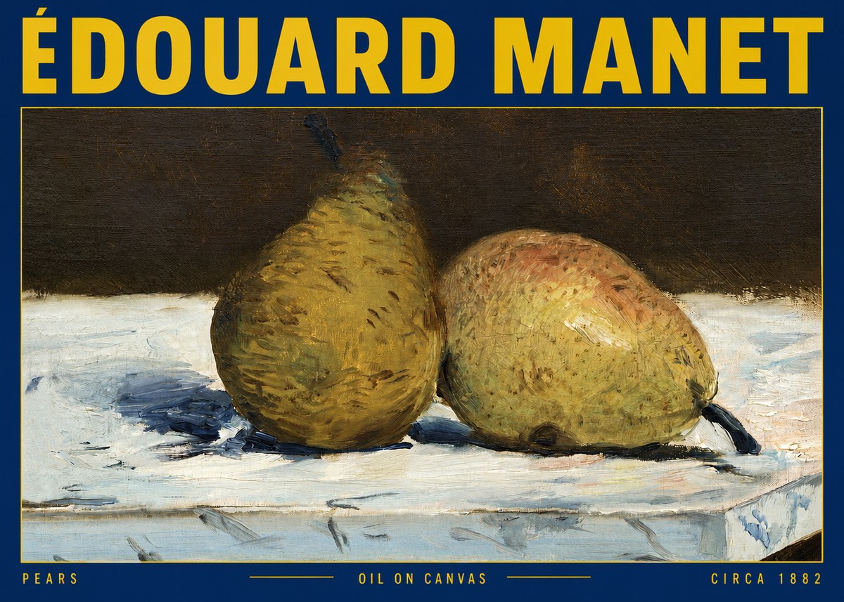 Édouard Manet Pears No2 - Poszter