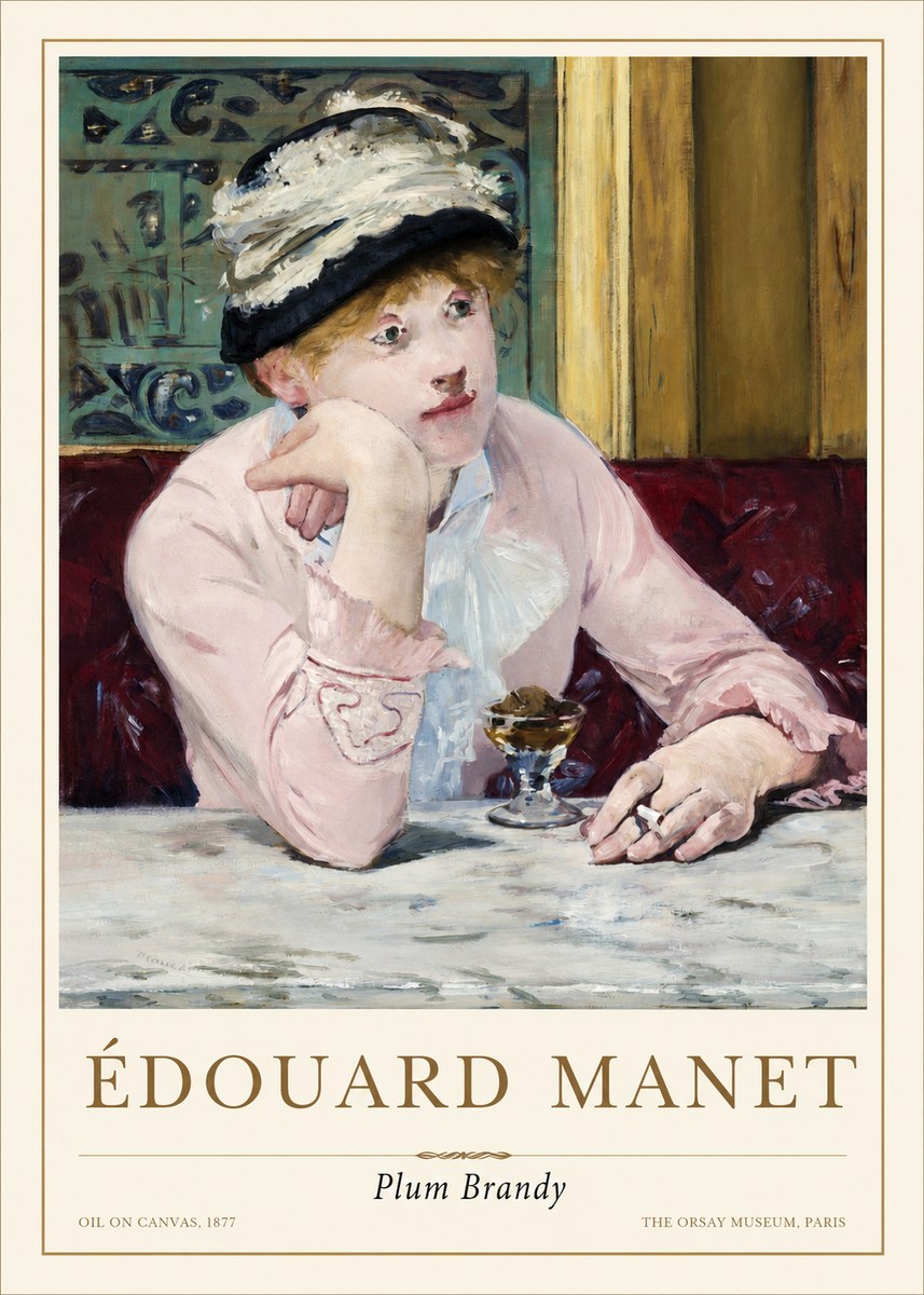 Édouard Manet Plum Brandy No1 - Poszter