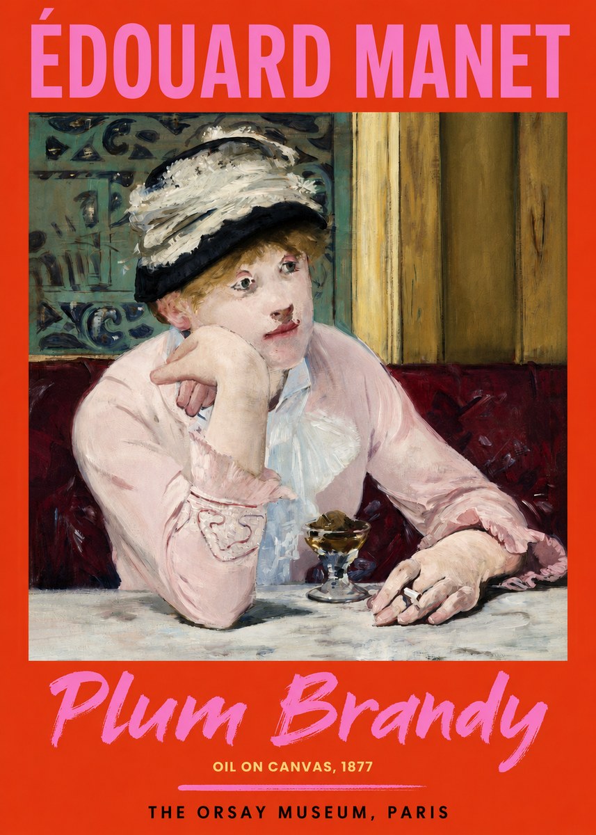 Édouard Manet Plum Brandy No2 - Poszter