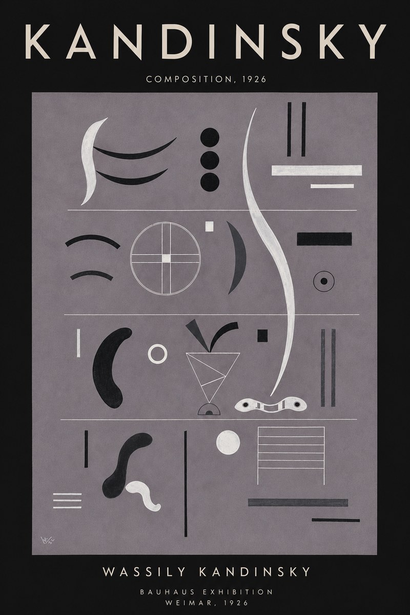 Kandinsky Composition I No4 - Poszter
