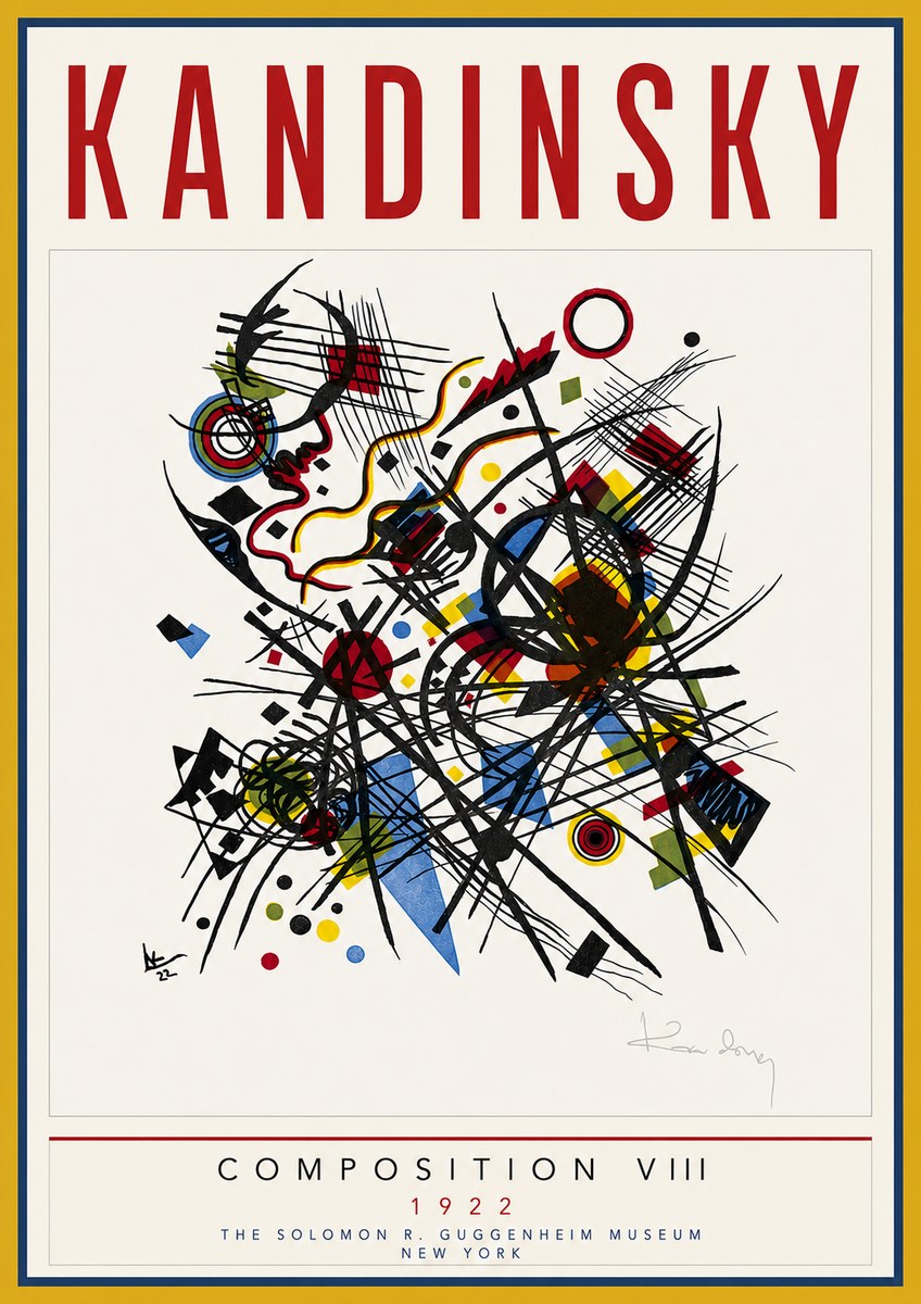 Kandinsky Composition Viii No5 - Poszter