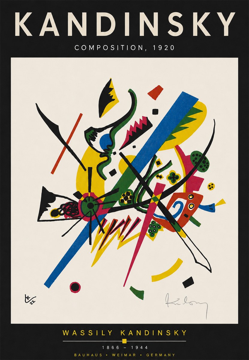Kandinsky Composition, 1920 No4 - Poszter