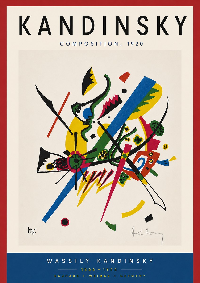 Kandinsky Composition, 1920 No6 - Poszter
