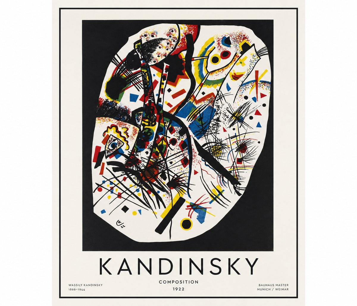 Kandinsky Composition 1922 No1 - Poszter