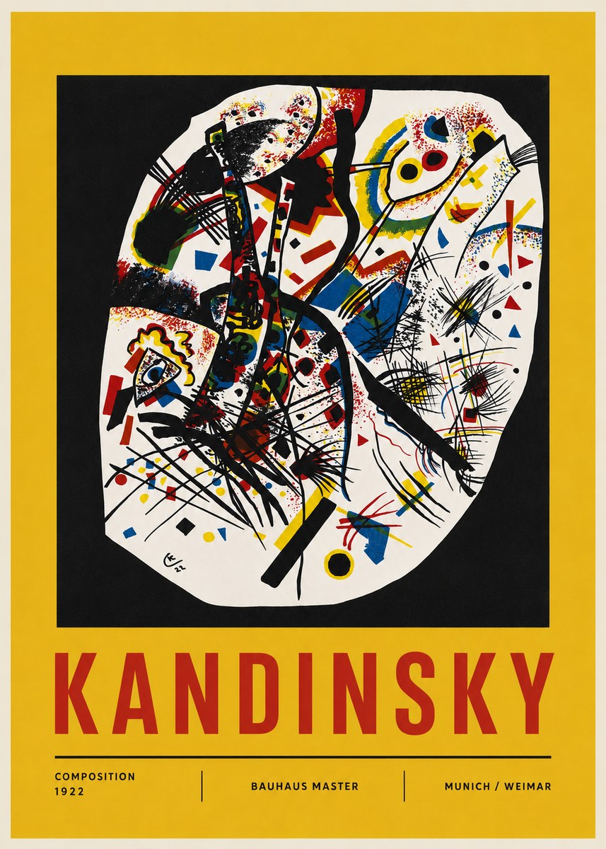 Kandinsky Composition 1922 No4 - Poszter