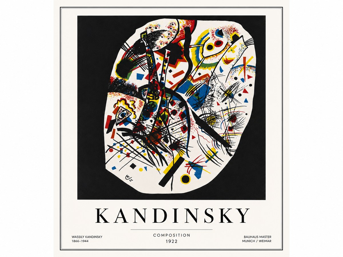 Kandinsky Composition 1922 No5 - Poszter