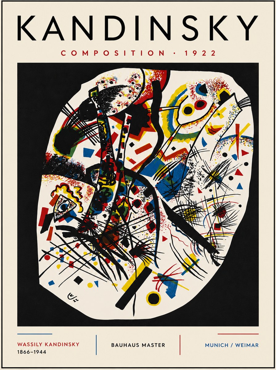 Kandinsky Composition 1922 No6 - Poszter