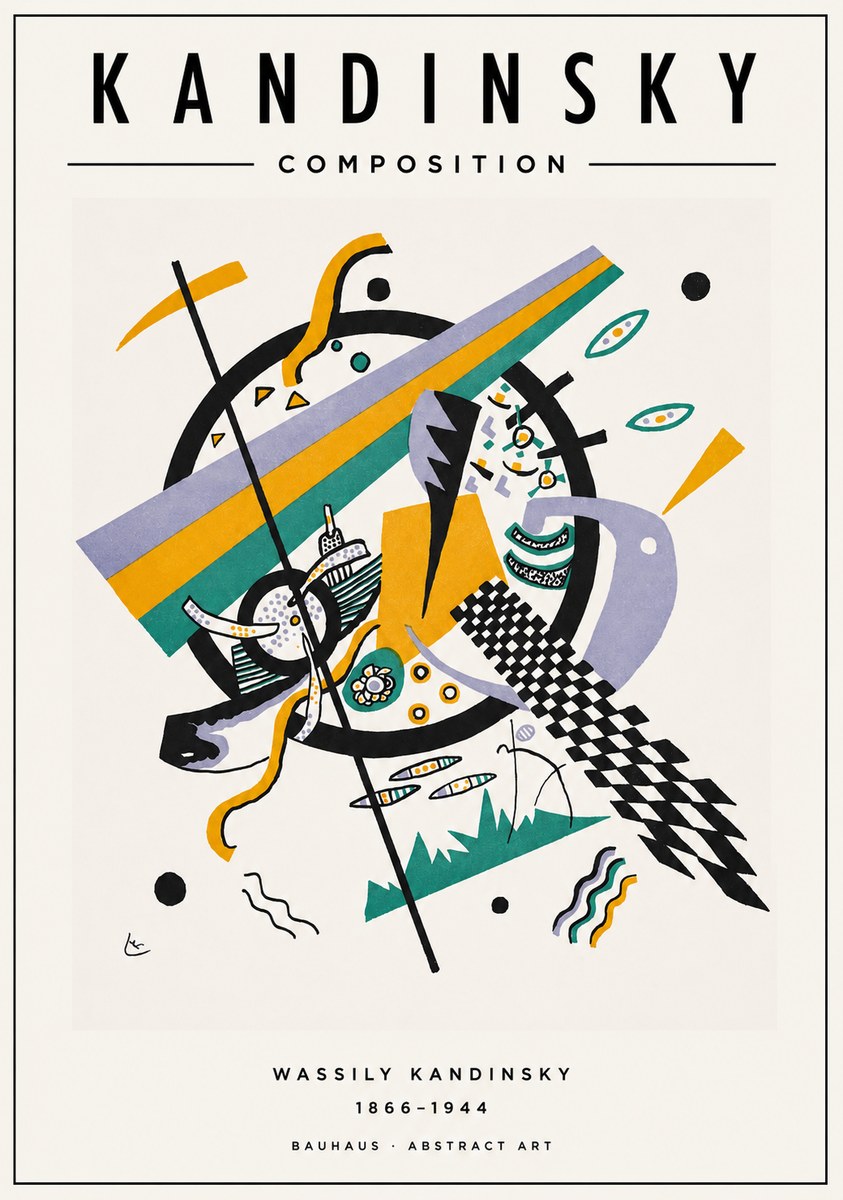 Kandinsky Composition III No1 - Poszter