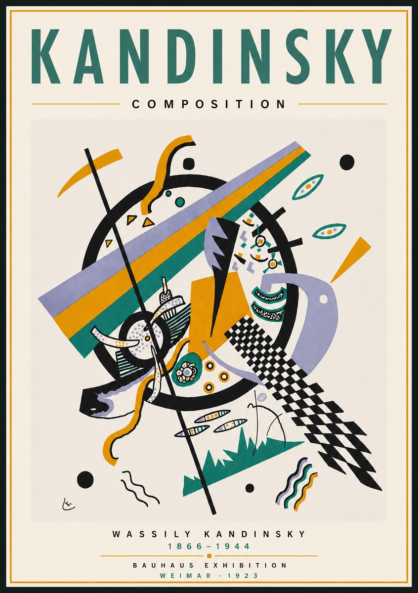 Kandinsky Composition III No6 - Poszter