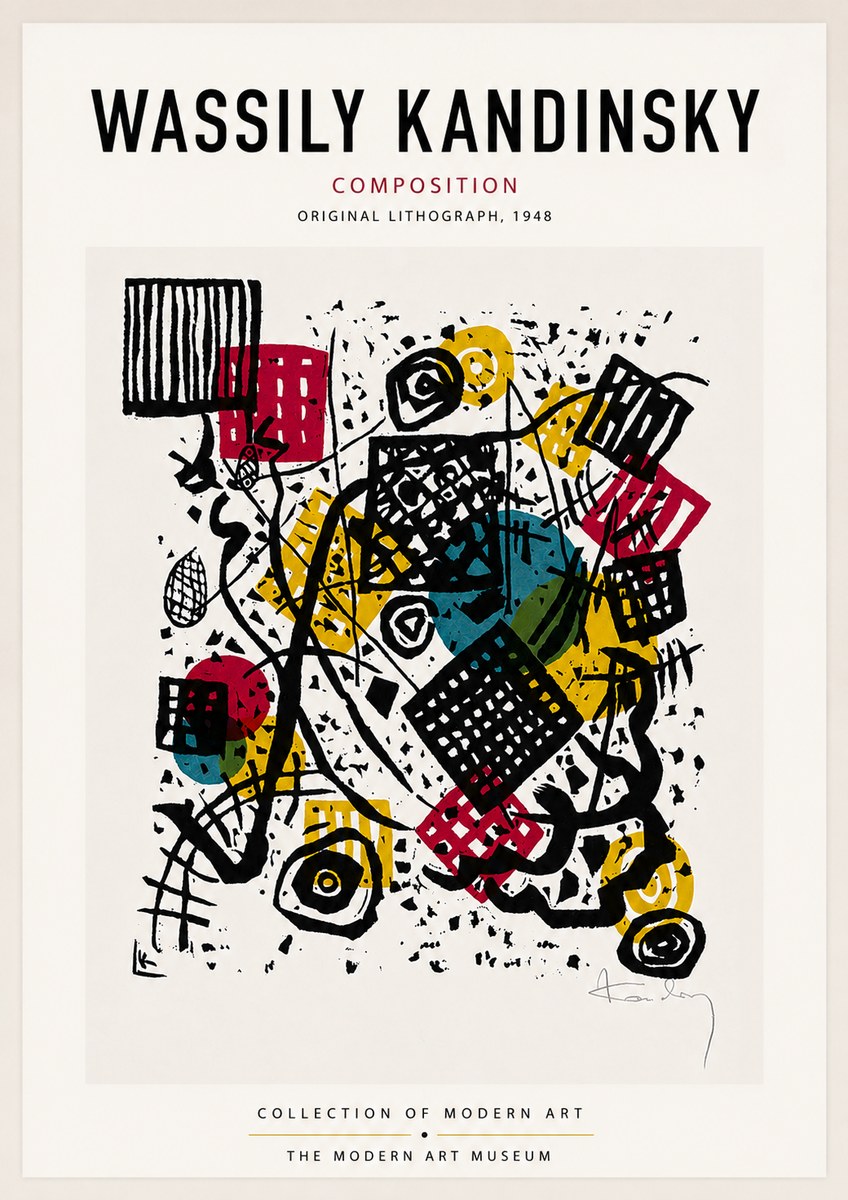 Kandinsky Composition IV No6 - Poszter