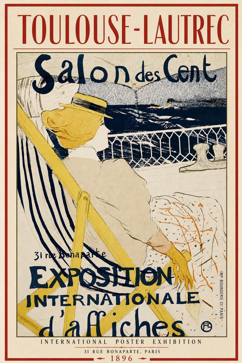 Toulouse-Lautrec Salon Des Cent No4 - Poszter