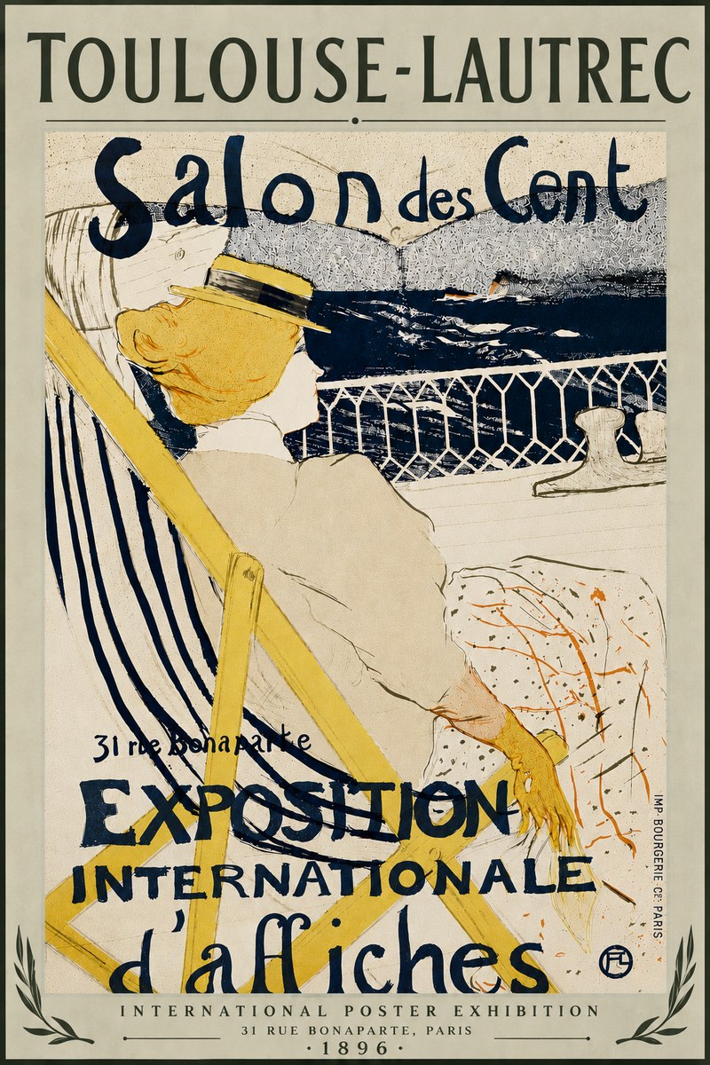 Toulouse-Lautrec Salon Des Cent No6 - Poszter