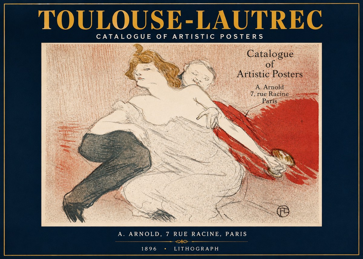 Toulouse-Lautrec Catalogue of Artistic Posters No2 - Poszter