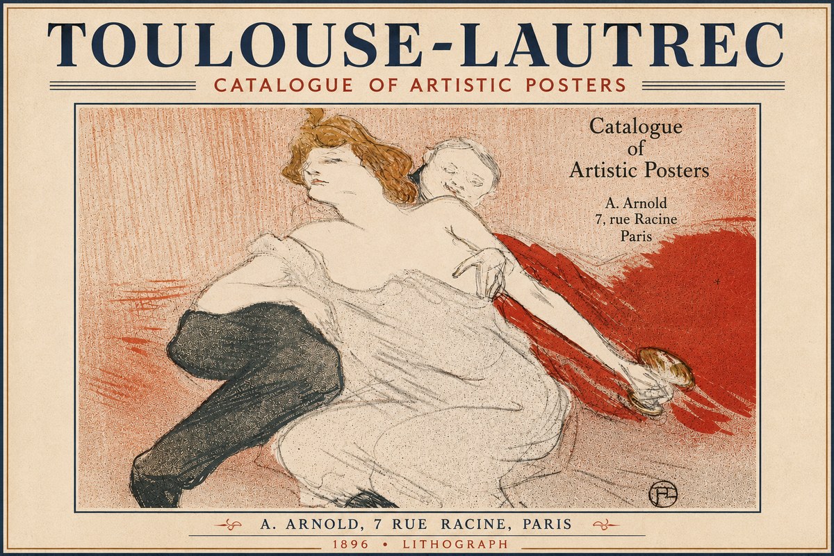 Toulouse-Lautrec Catalogue of Artistic Posters No5 - Poszter