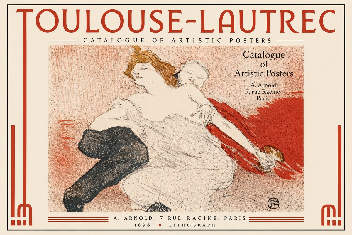 Toulouse-Lautrec Catalogue of Artistic Posters No6 - Poszter