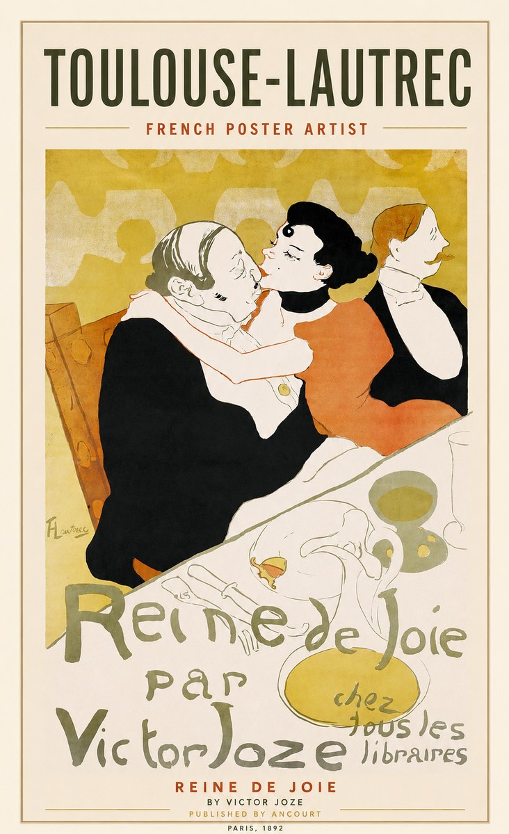 Toulouse-Lautrec Reine De Joie I No1 - Poszter