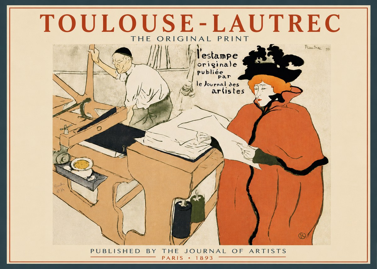 Toulouse-Lautrec L'estampe Originale No5 - Poszter