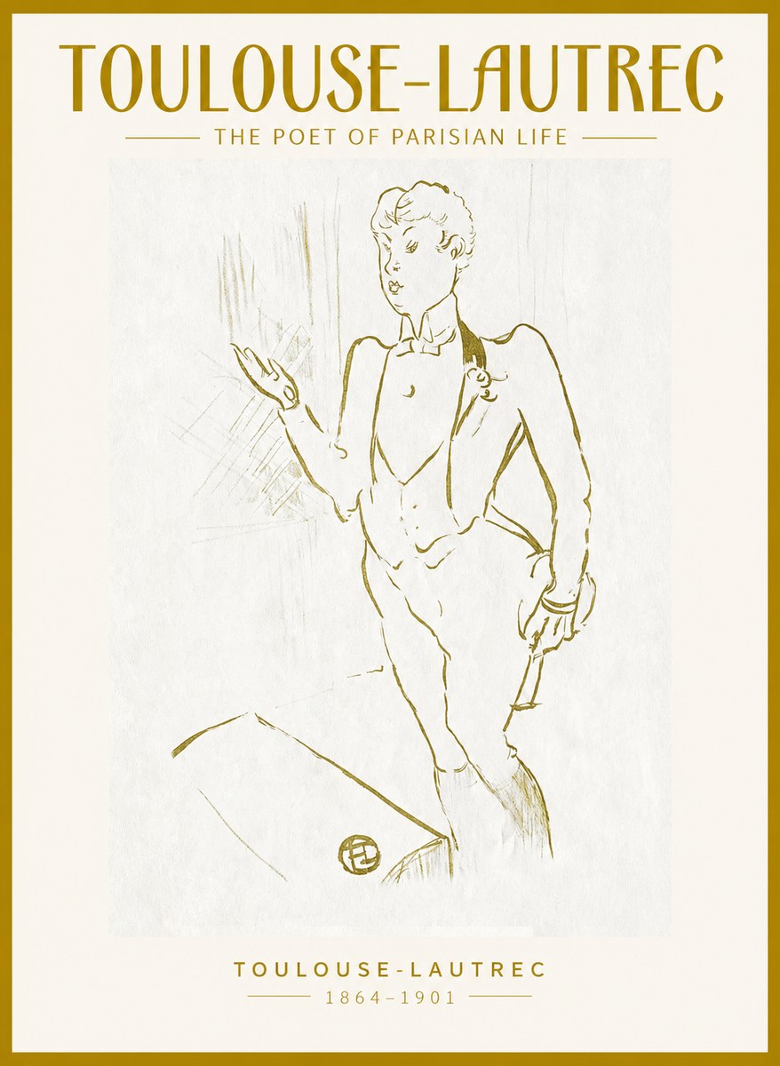 Toulouse-Lautrec The Poet of Parisian Life No1 - Poszter