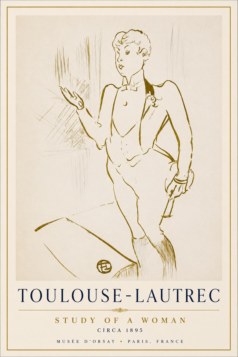 Toulouse-Lautrec The Poet of Parisian Life No2 - Poszter