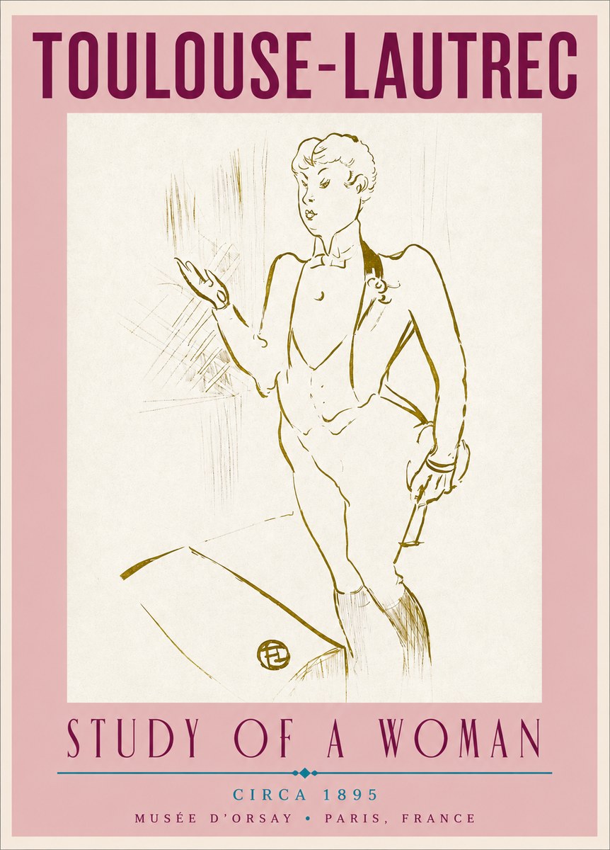 Toulouse-Lautrec The Poet of Parisian Life No4 - Poszter