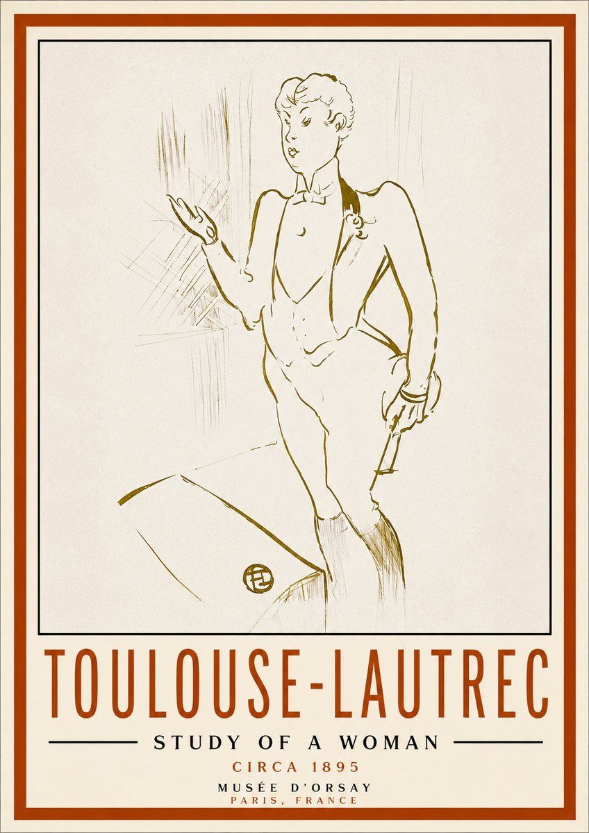Toulouse-Lautrec The Poet of Parisian Life No6 - Poszter
